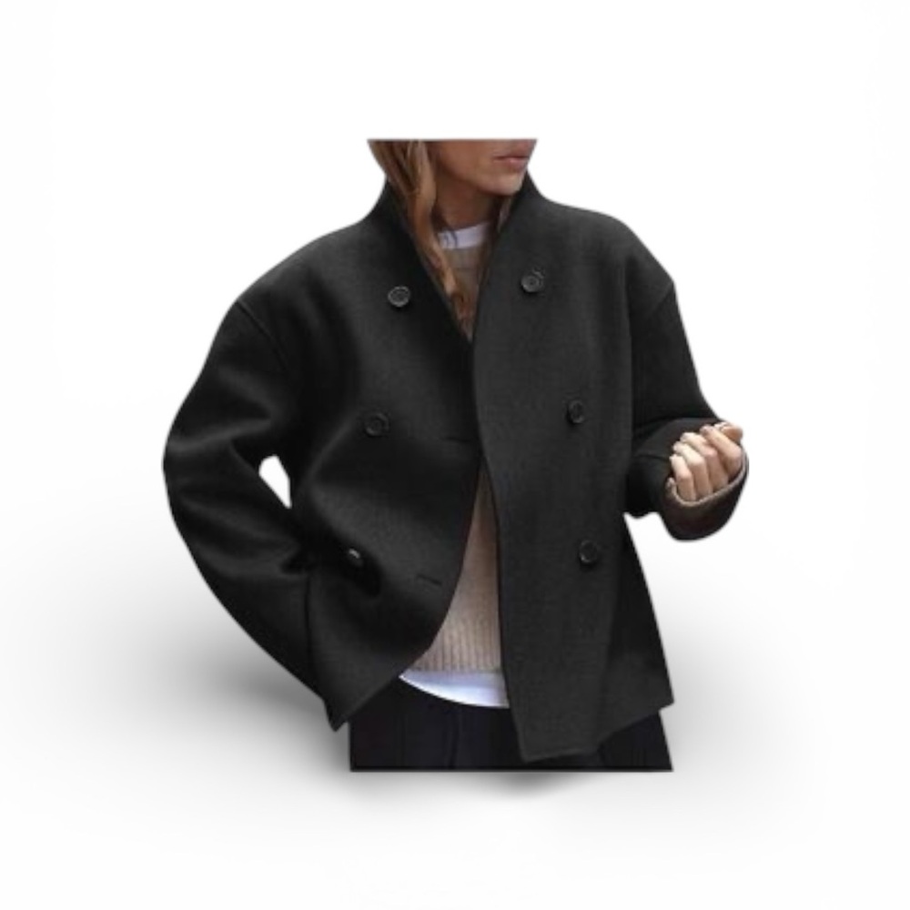 Commense Oversized Button-Down Jacket Size Xs - image 1